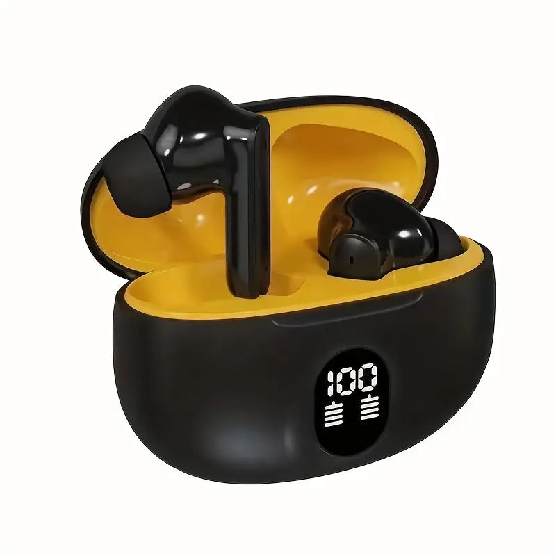 Wireless Earbuds with LED Power Display, HiFi Stereo Sound