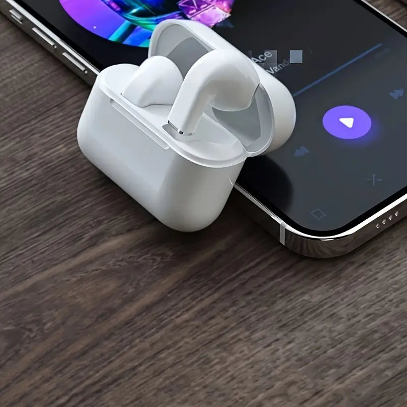 True Wireless 5.3 Mini Earbuds- Hi-Fi Bass, Long Battery Life, Wireless 5.3, USB Charging