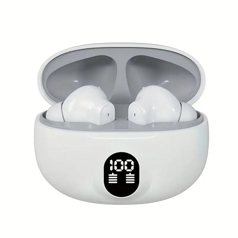 Wireless Earbuds with LED Power Display, HiFi Stereo Sound