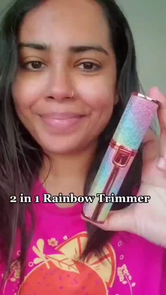 2 in 1 Electric Eyebrow Trimmer Rechargeable Hair Remover